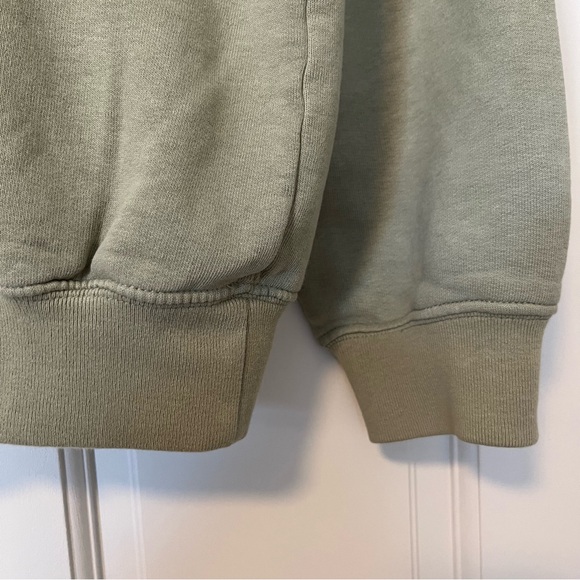 ☀️MUST GO free ship! For Days Green Crewneck Sweatshirt - White Collar - Small - Picture 3 of 9